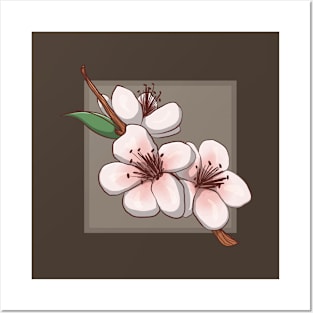 Apricot Tree Flower – Floral Design Posters and Art